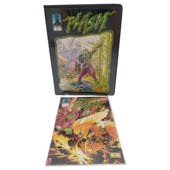 Plasm Zero Issue Binder Card Set Issue #1 Defiant Comics 1993 Jim Shooter 2nd Ed - Picture 1 of 13